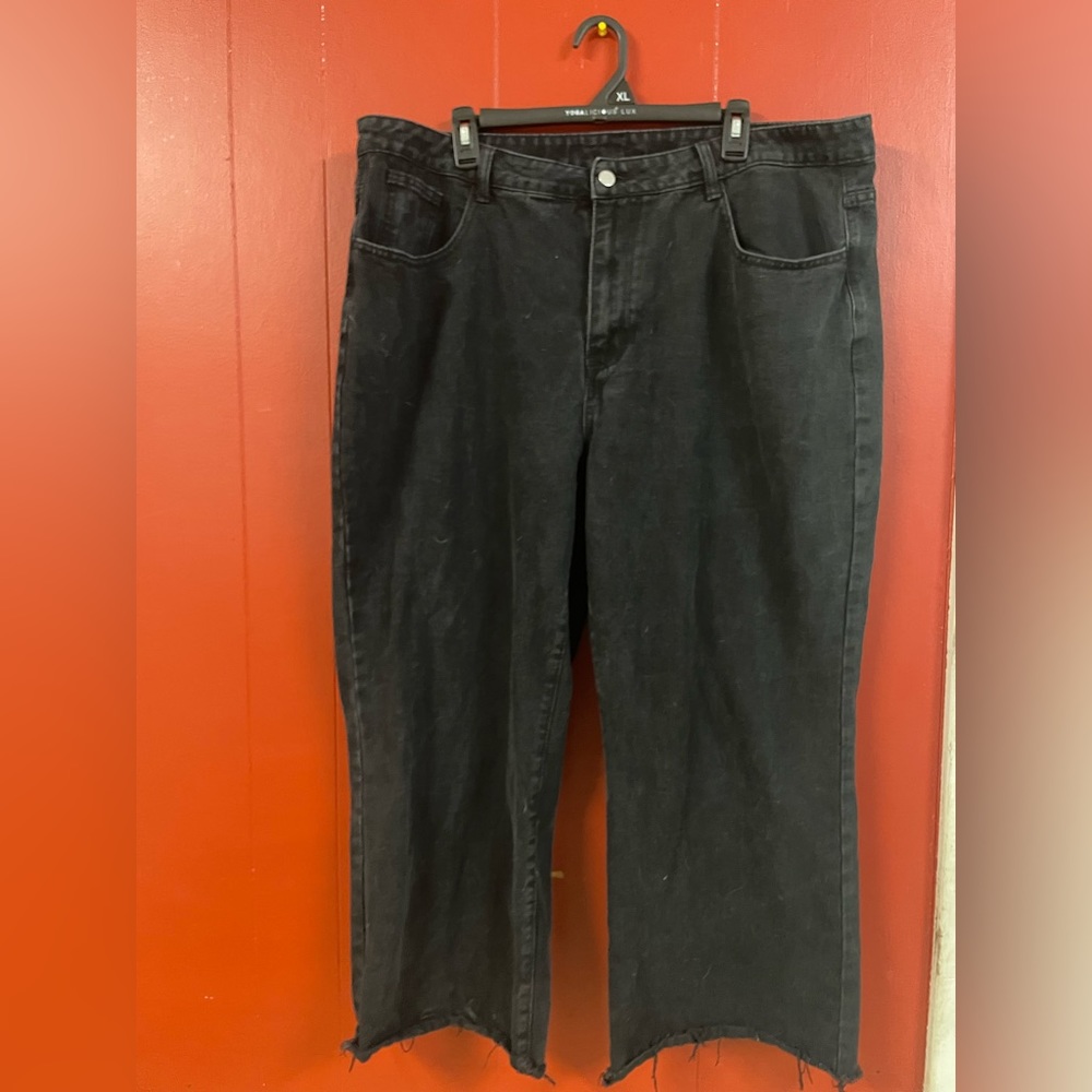 Plus size black denim jeans (woman’s)
